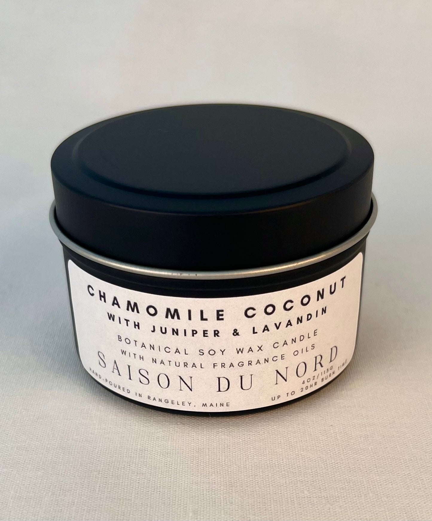 Chamomile Coconut Soy Wax Candle