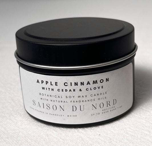 Apple Cinnamon Soy Wax Candle