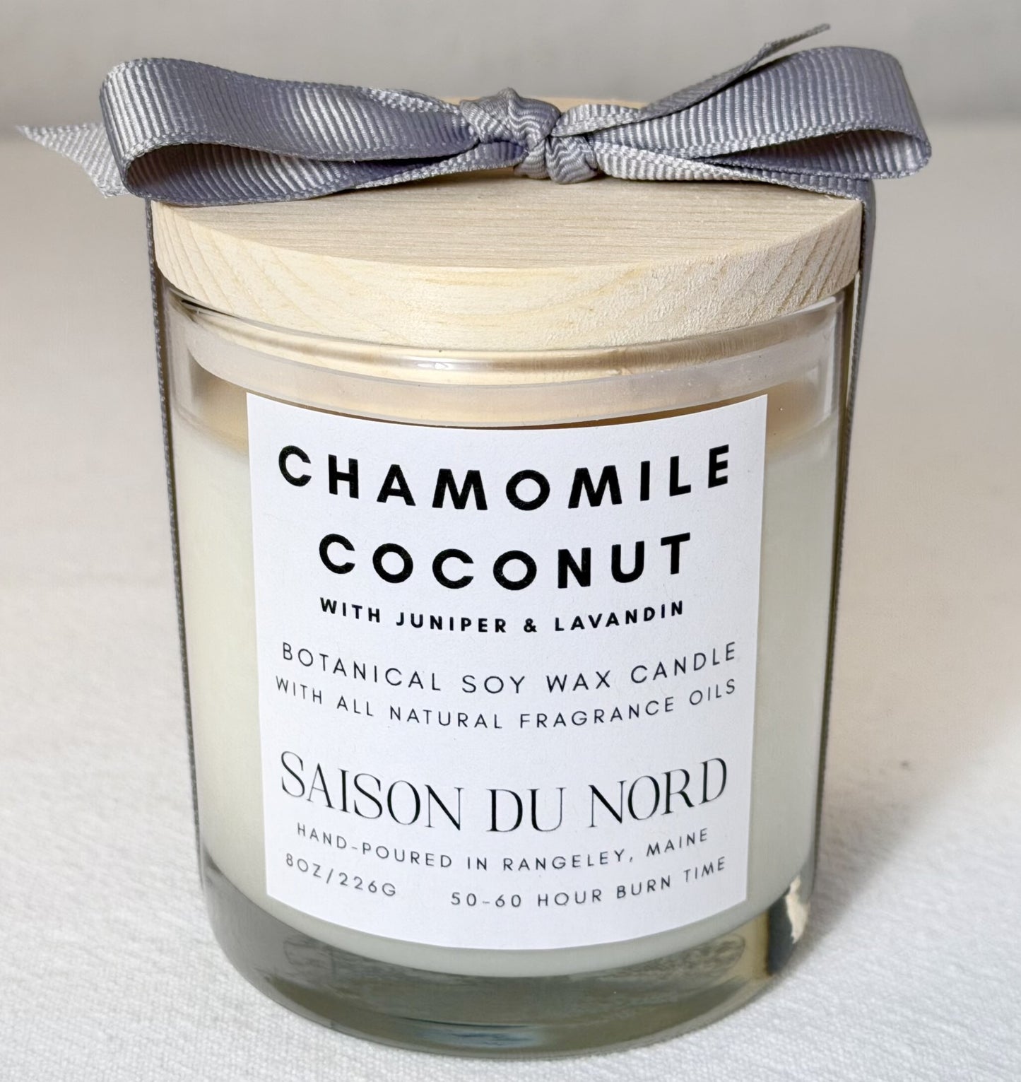 Chamomile Coconut Soy Wax Candle