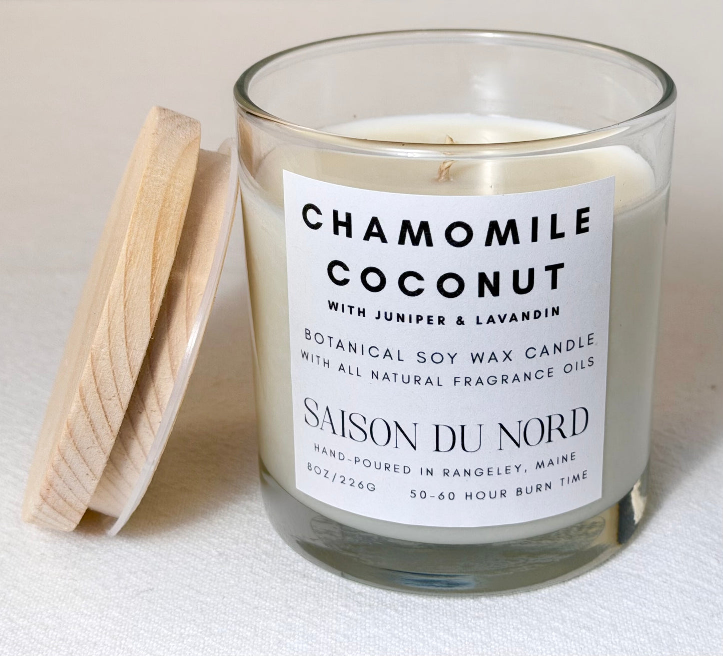 Chamomile Coconut Soy Wax Candle