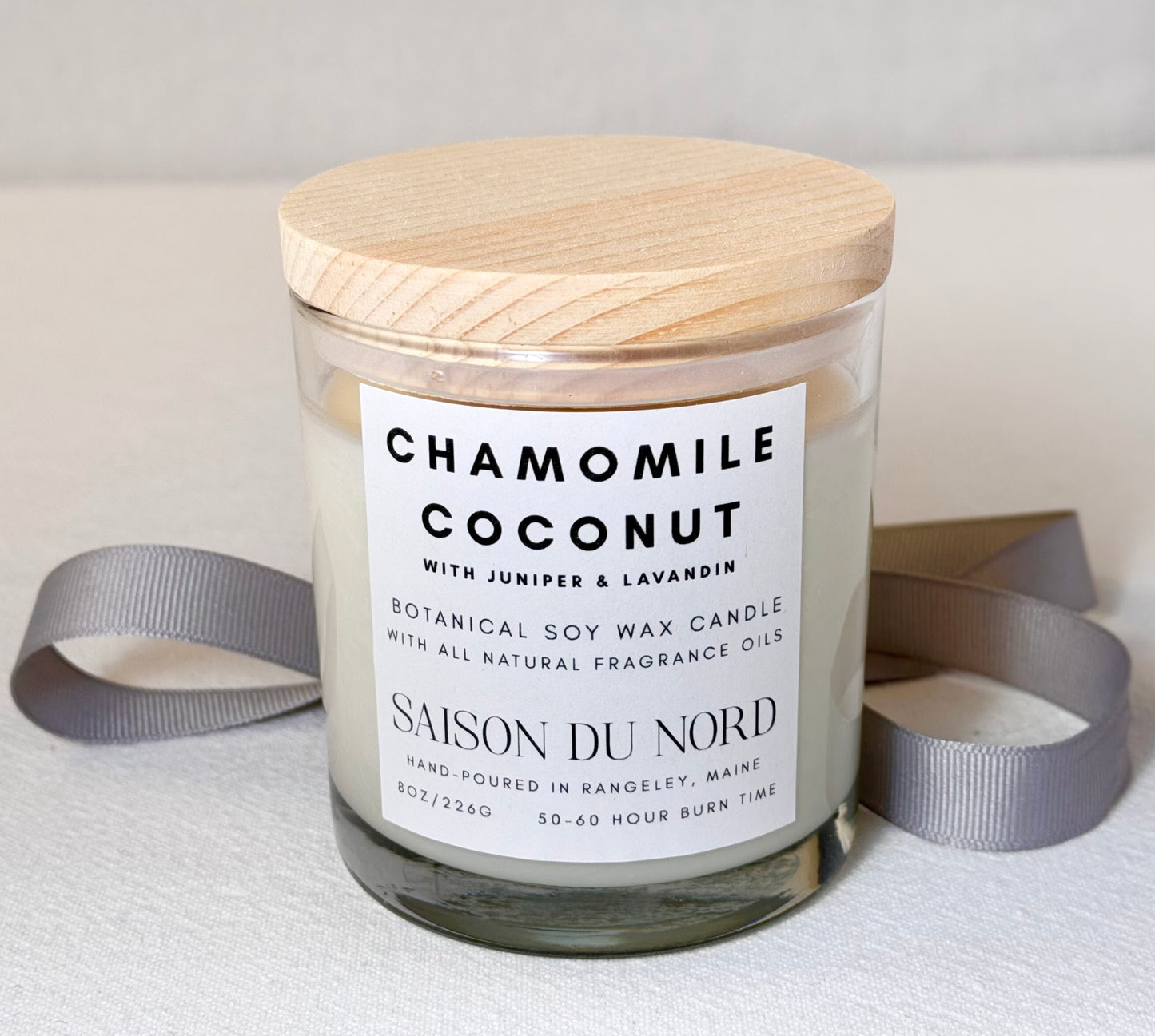 Chamomile Coconut Soy Wax Candle