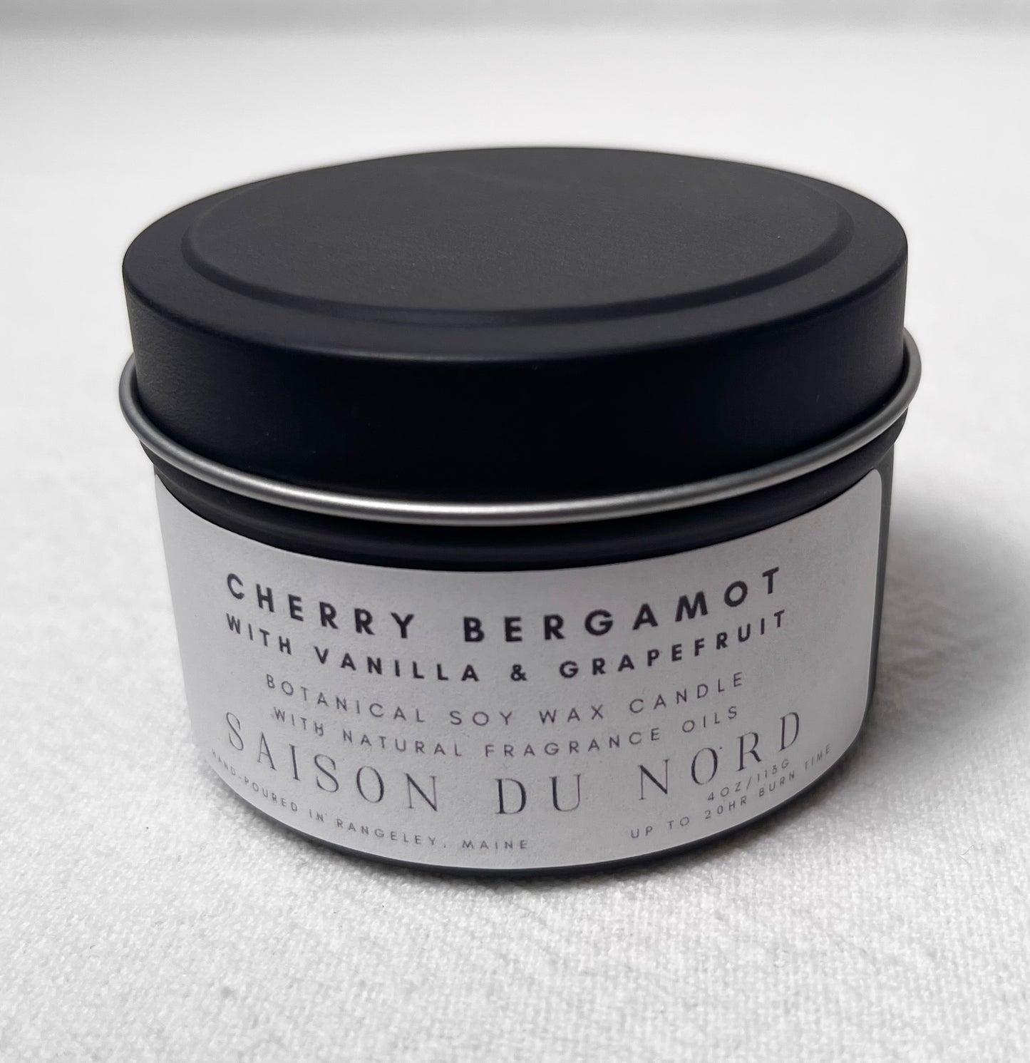 Cherry Bergamot Soy Wax Candle