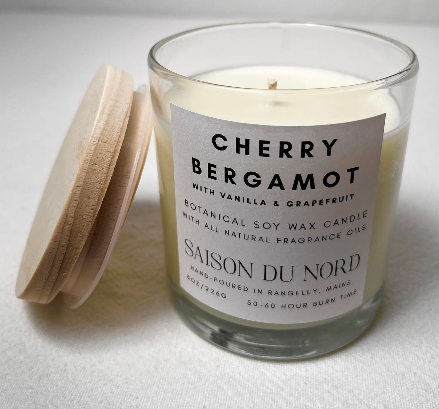 Cherry Bergamot Soy Wax Candle