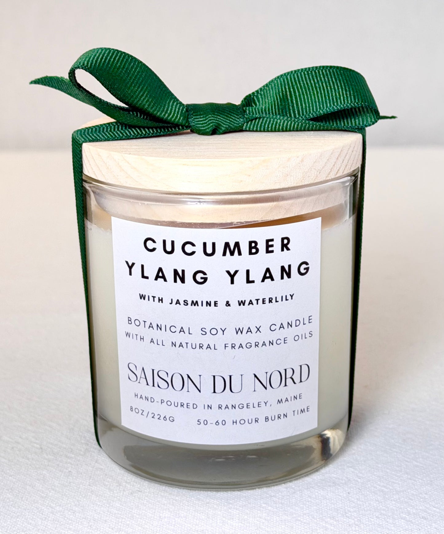 Cucumber Ylang Ylang Soy Wax Candle