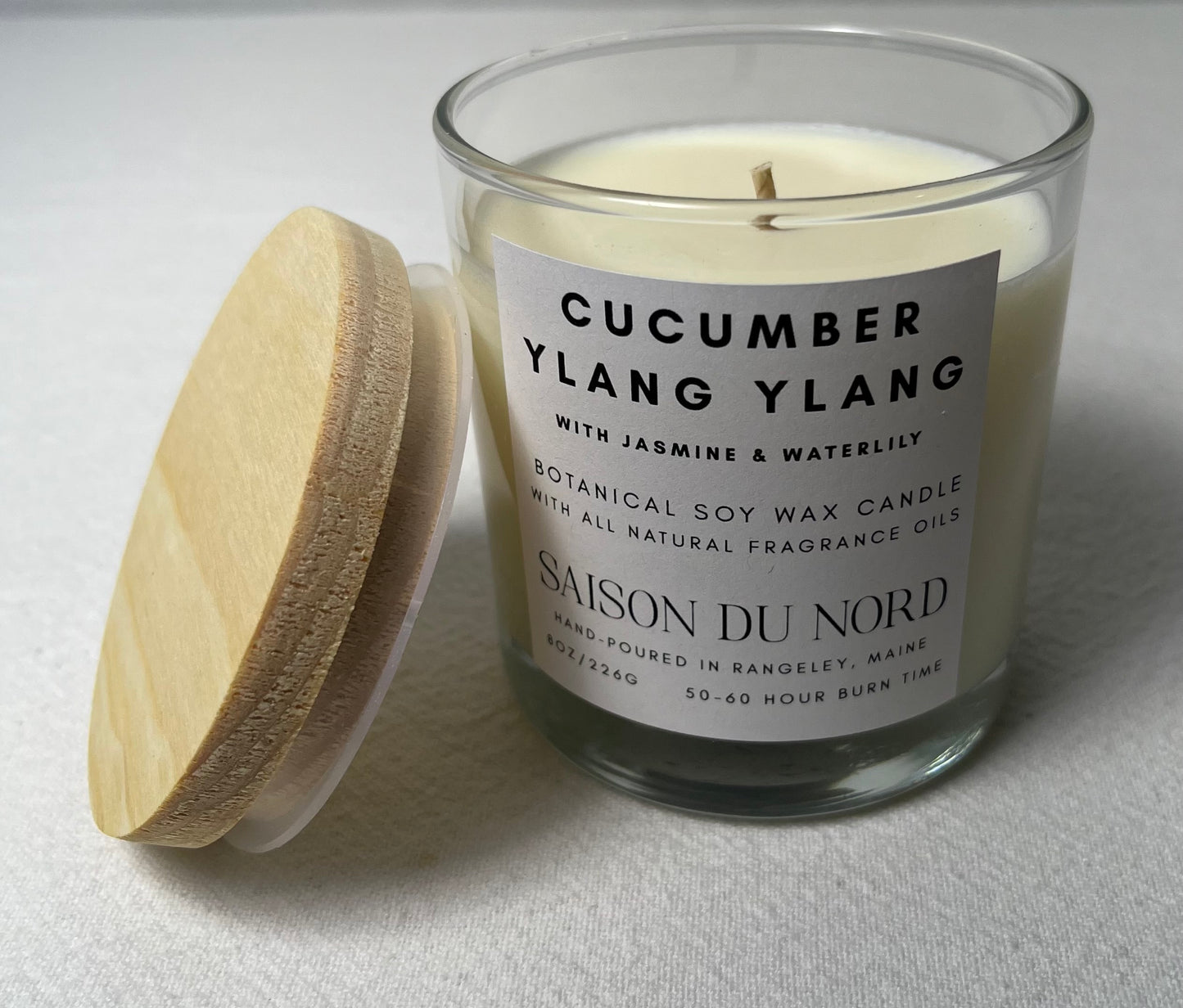 Cucumber Ylang Ylang Soy Wax Candle