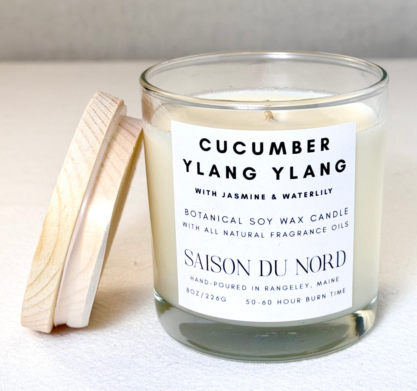 Cucumber Ylang Ylang Soy Wax Candle