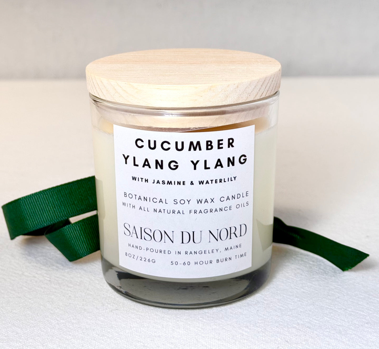 Cucumber Ylang Ylang Soy Wax Candle