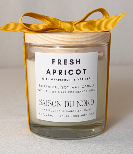 Fresh Apricot Soy Wax Candle