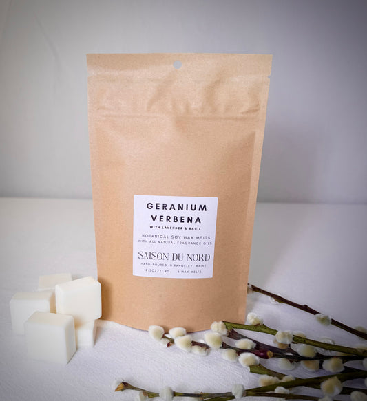 Geranium Verbena Soy Wax Melts