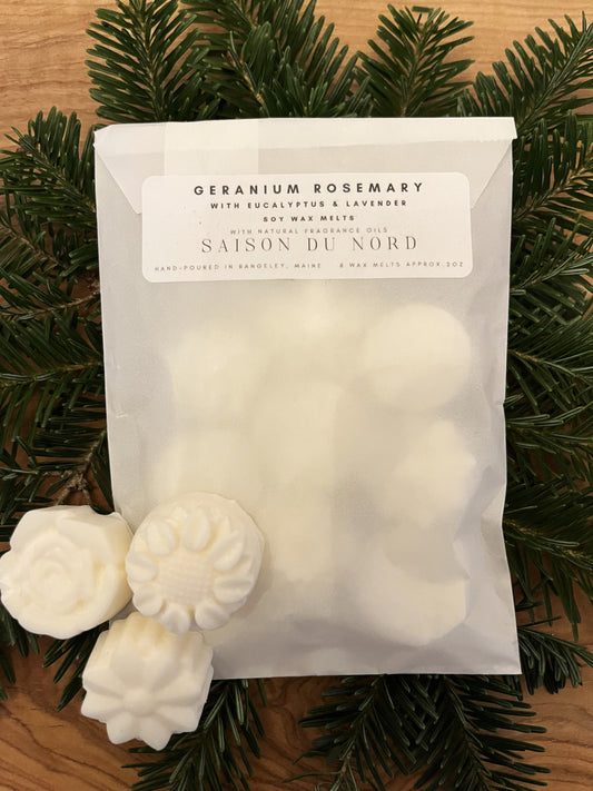 Geranium Rosemary Soy Wax Melts