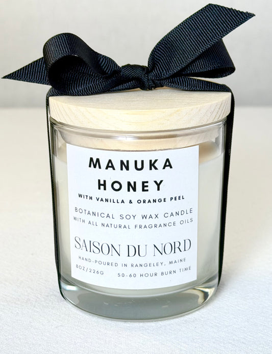 Manuka Honey Soy Wax Candle