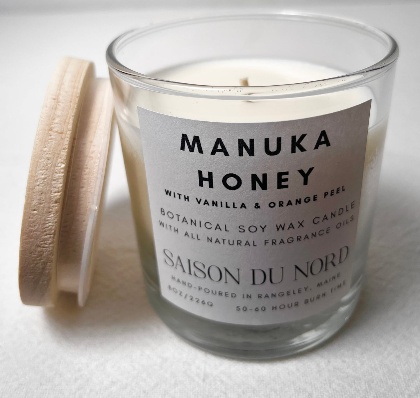 Manuka Honey Soy Wax Candle