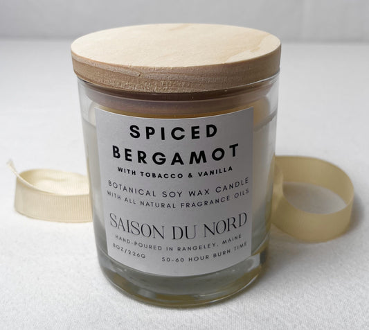 Spiced Bergamot Soy Wax Candle