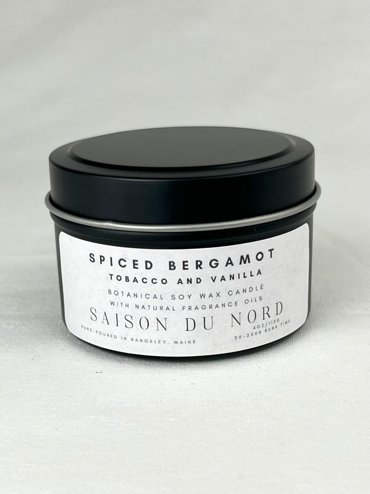 Spiced Bergamot Soy Wax Candle