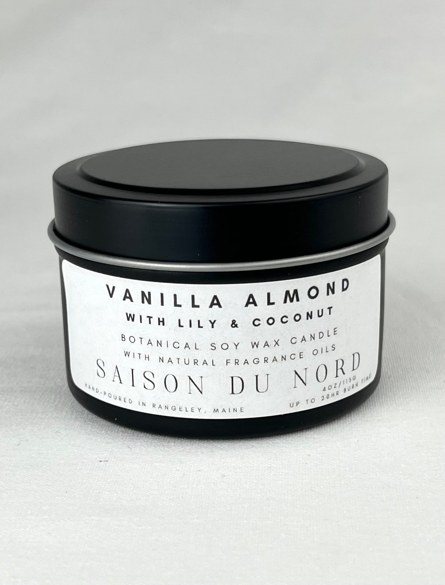 Vanilla Almond Soy Wax Candle